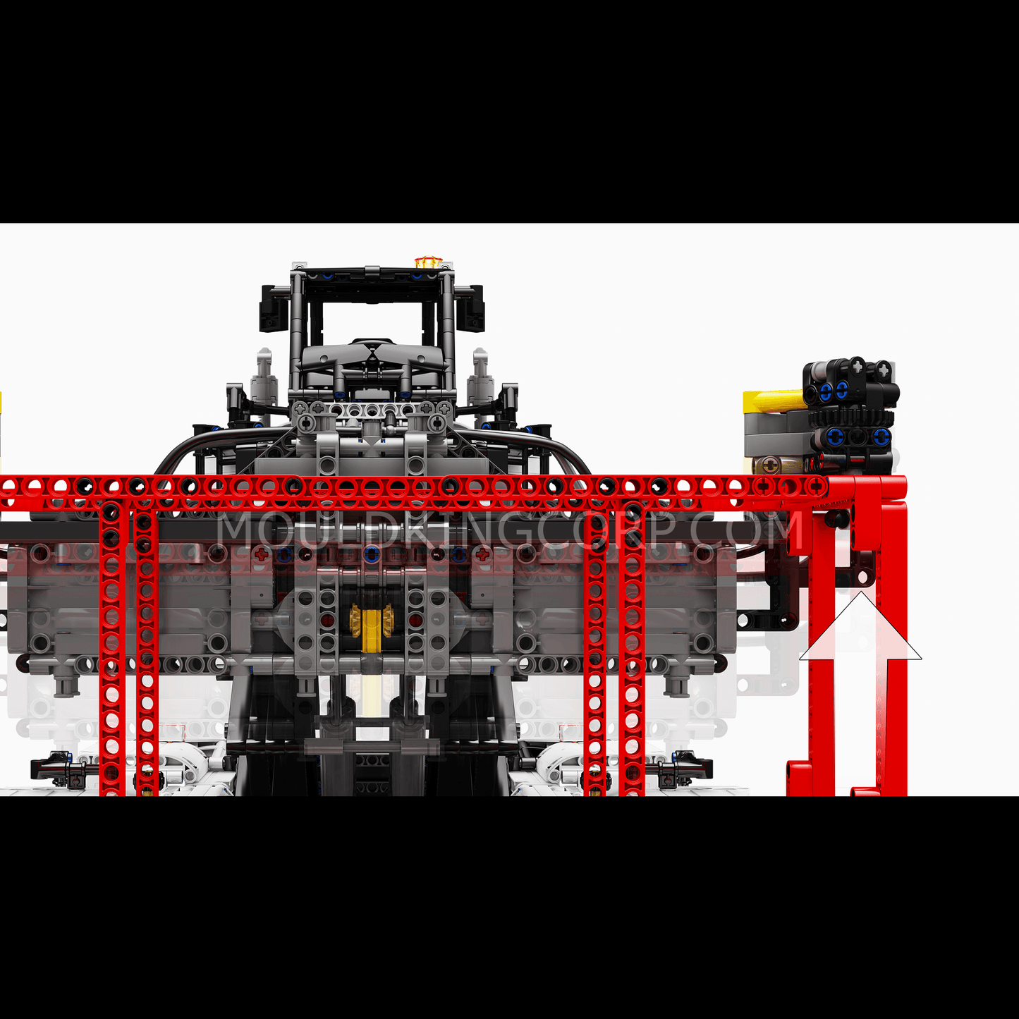 MOULD KING 17029/17030 Container Forklift Remote Controlled Building Set | 4,878 PCS