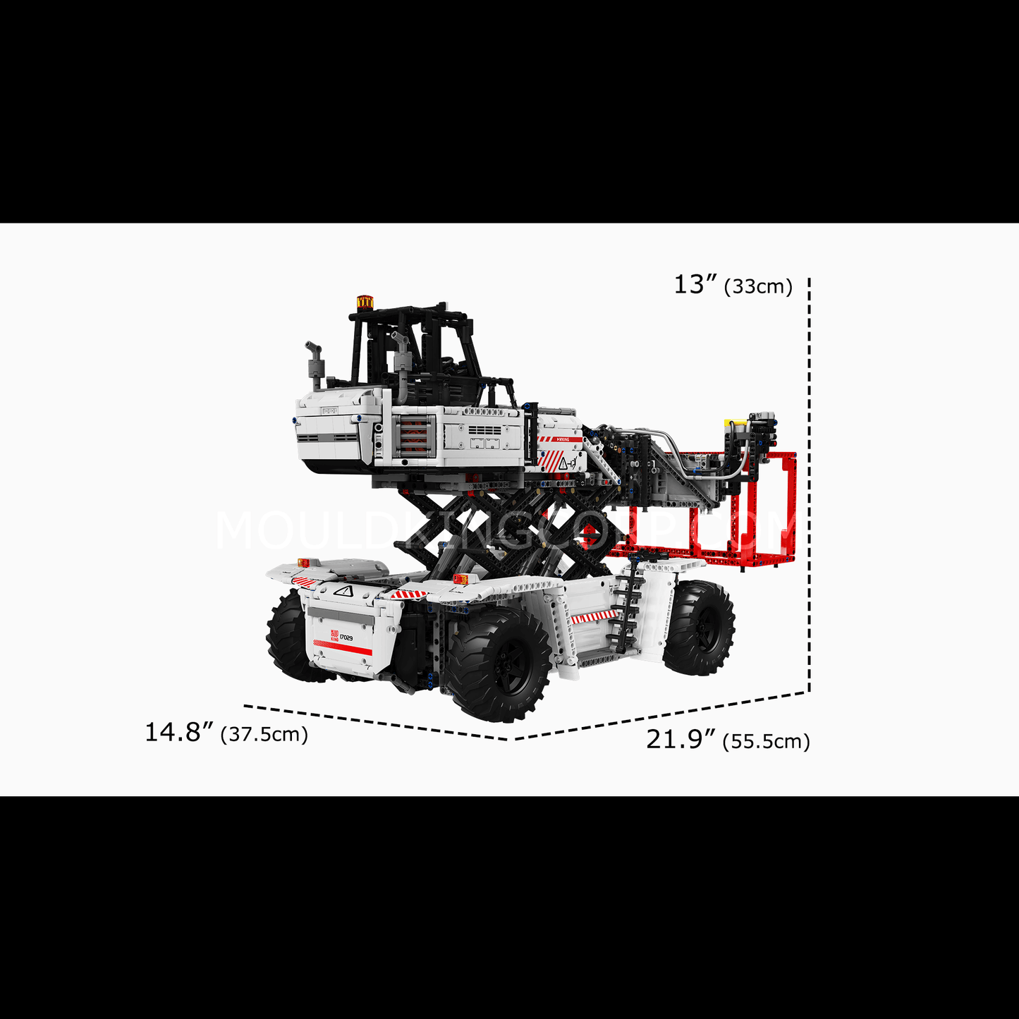 MOULD KING 17029/17030 Container Forklift Remote Controlled Building Set | 4,878 PCS