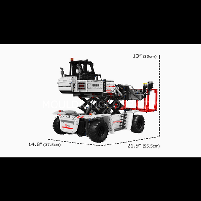 MOULD KING 17029/17030 Container Forklift Remote Controlled Building Set | 4,878 PCS