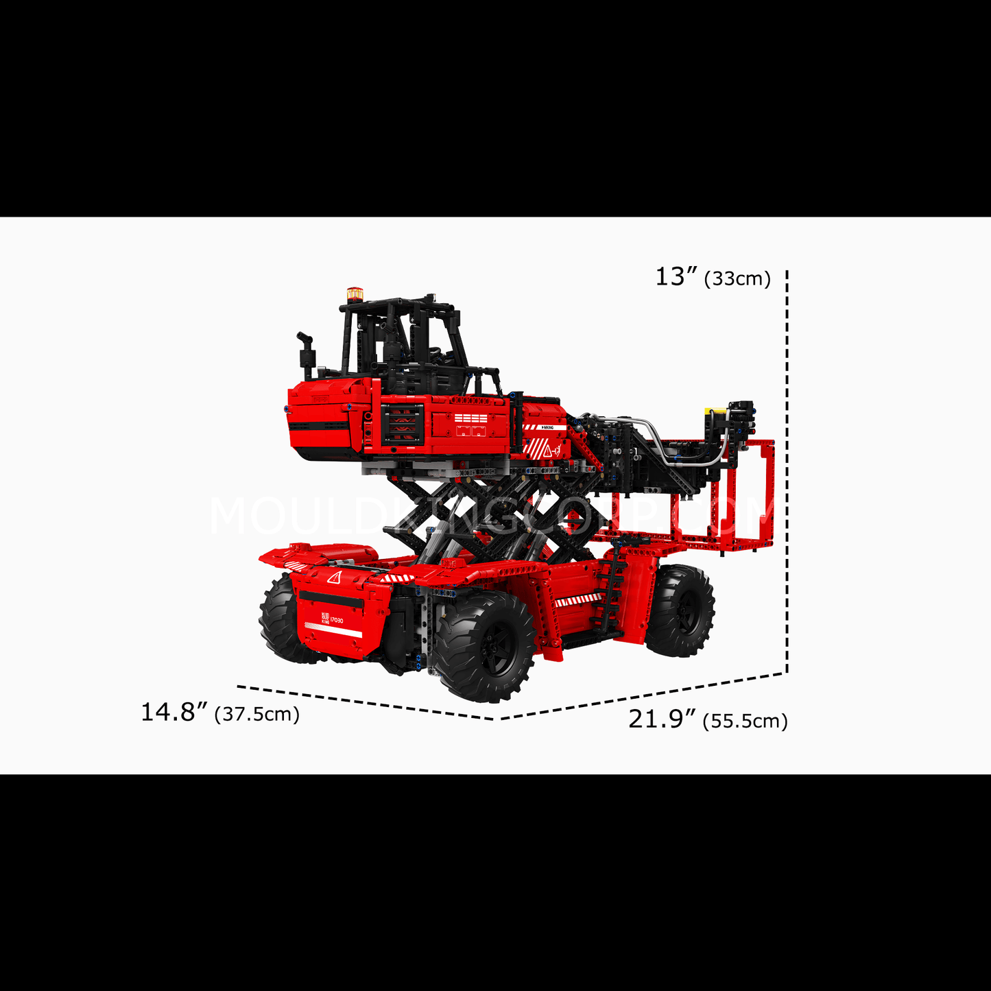 MOULD KING 17029/17030 Container Forklift Remote Controlled Building Set | 4,878 PCS