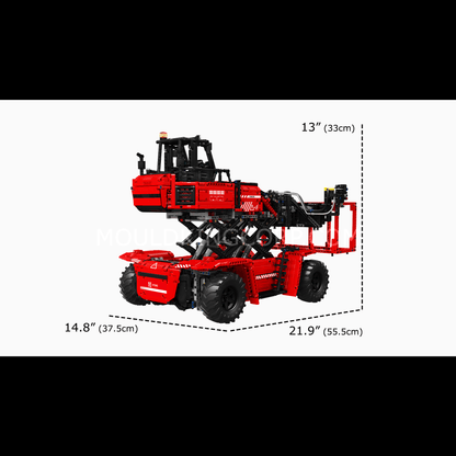 MOULD KING 17029/17030 Container Forklift Remote Controlled Building Set | 4,878 PCS