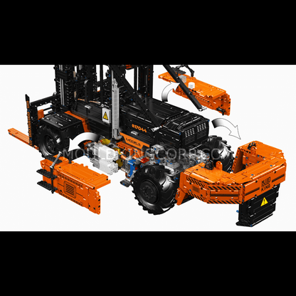 Mould King 17044/17045 Heavy-Duty Forklift Remote Controlled Building Set | 4,579 Pcs