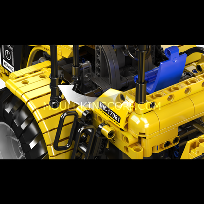 Mould King 17081/17082 Challenger Articulated Tractor Building Set | 1,300 Pcs