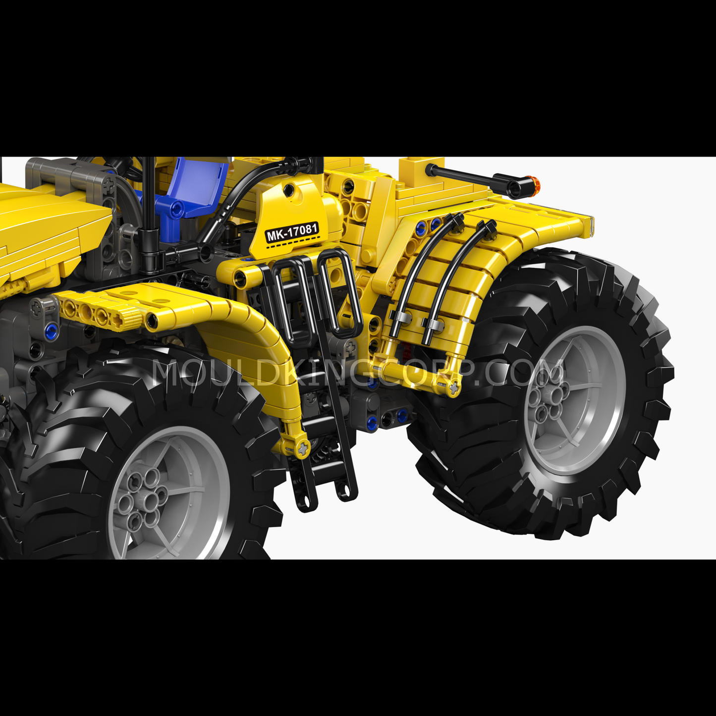 Mould King 17081/17082 Challenger Articulated Tractor Building Set | 1,300 Pcs