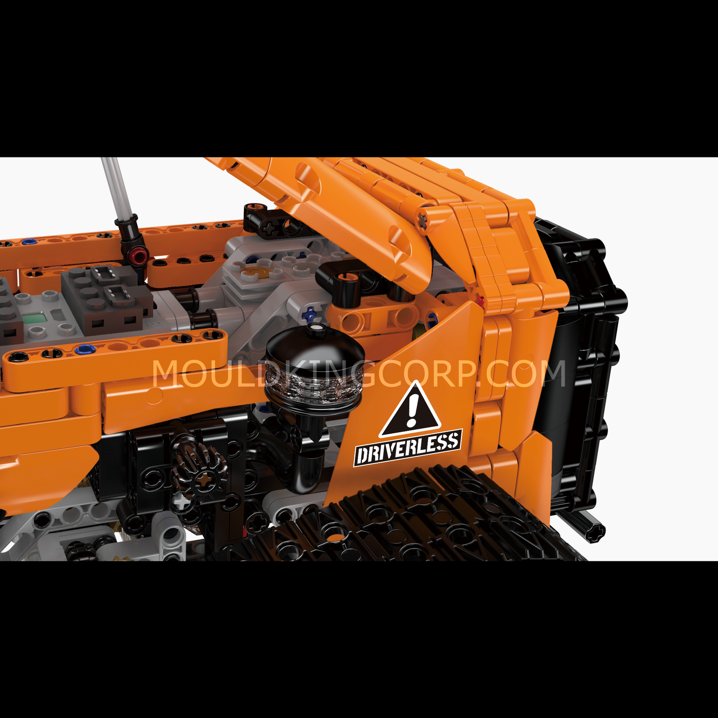 Mould King 17086 Remote-Controlled Land Clearing Machine Building Set | 1,650 Pcs