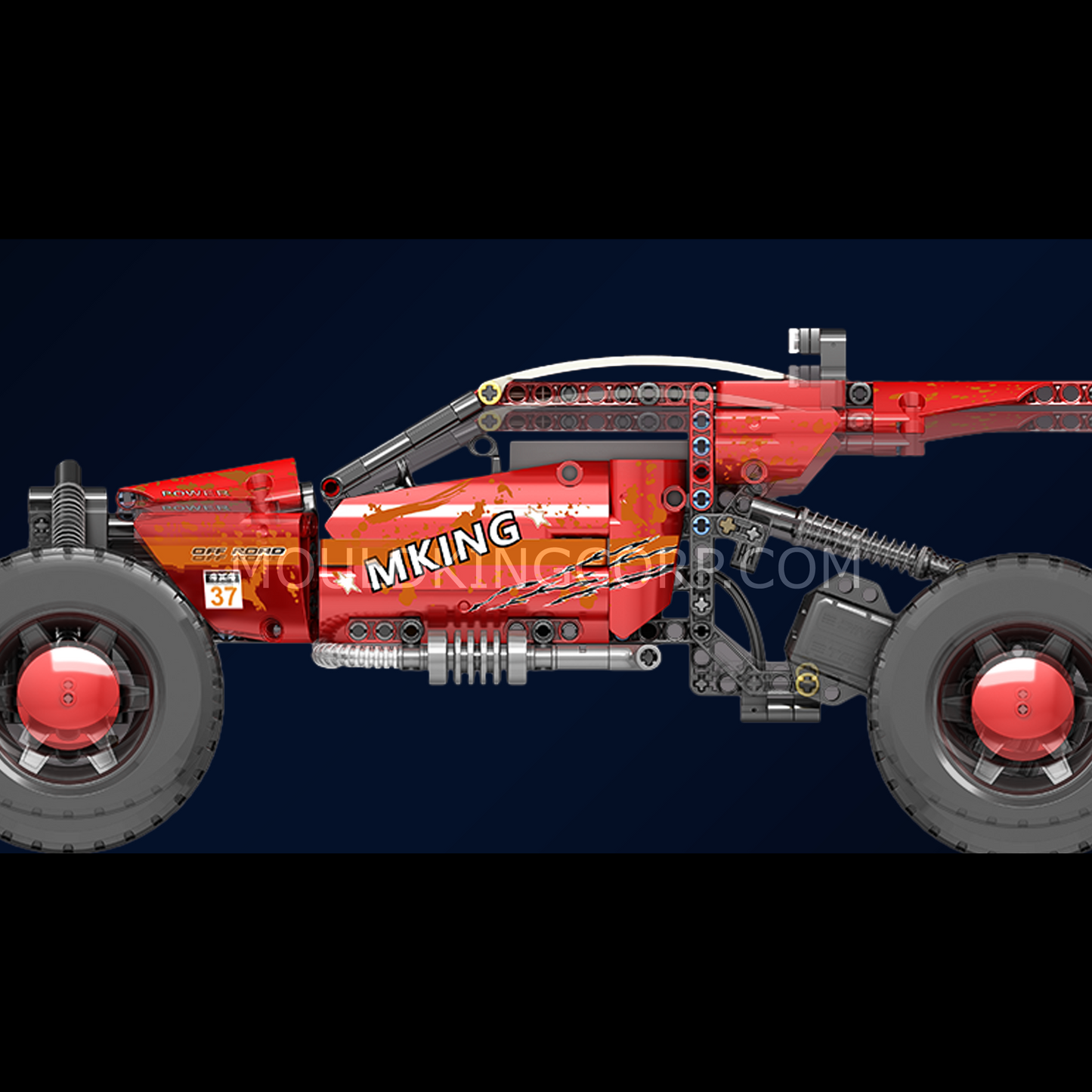 MOULD KING 18019B Hurricane Graffiti Buggy Remote Controlled Building Set | 708 PCS