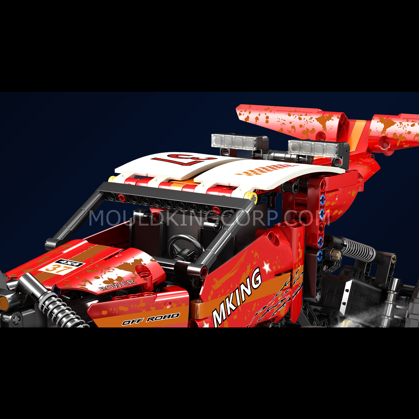 MOULD KING 18019B Hurricane Graffiti Buggy Remote Controlled Building Set | 708 PCS