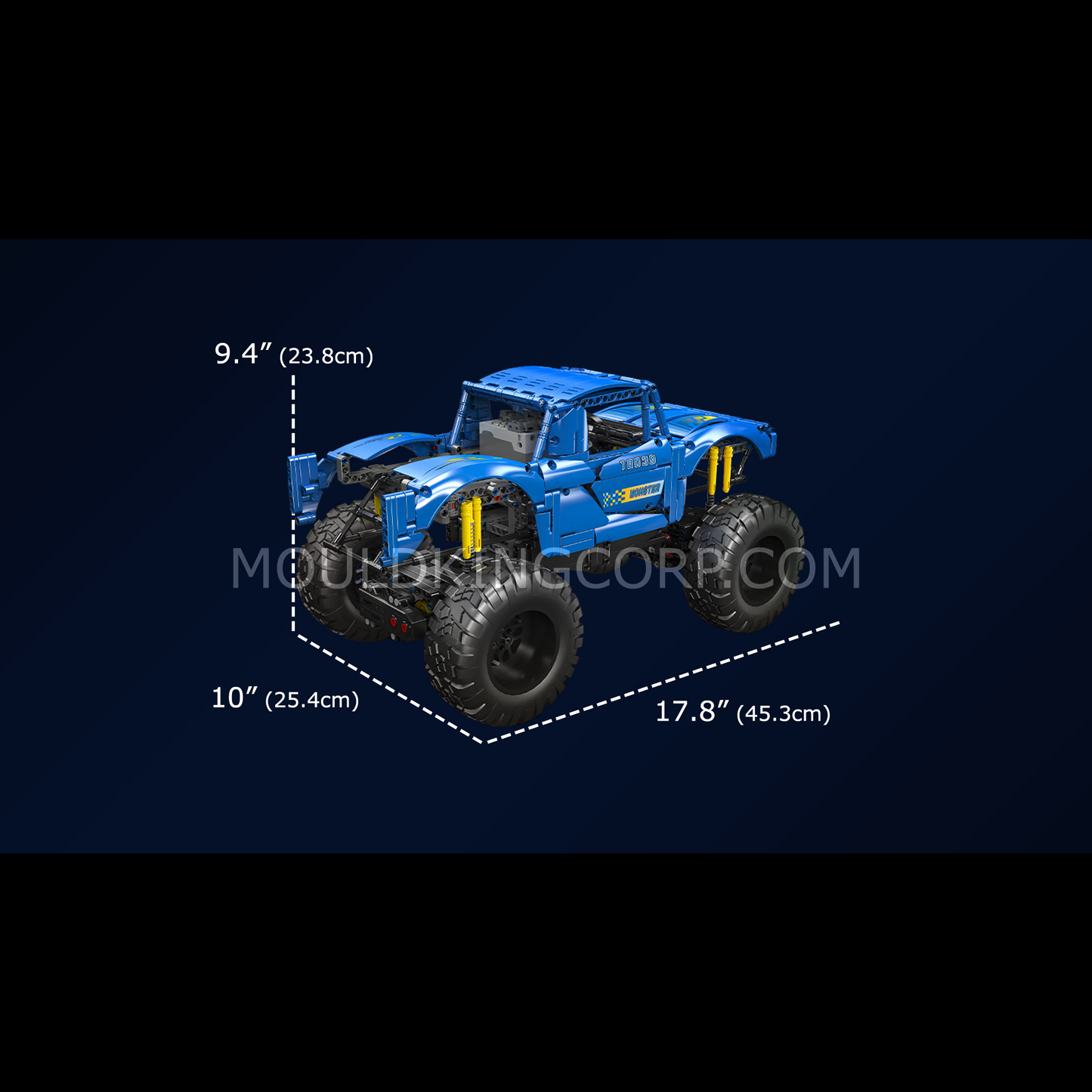 Mould King 18039 Remote Controlled Monster Off-Road Truck Building Set | 1,454 Pcs