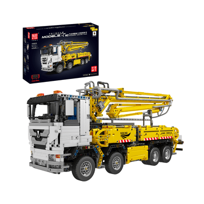 MOULD KING 19003 RC Pneumatic Concrete Truck Building Set | 4,368 PCS