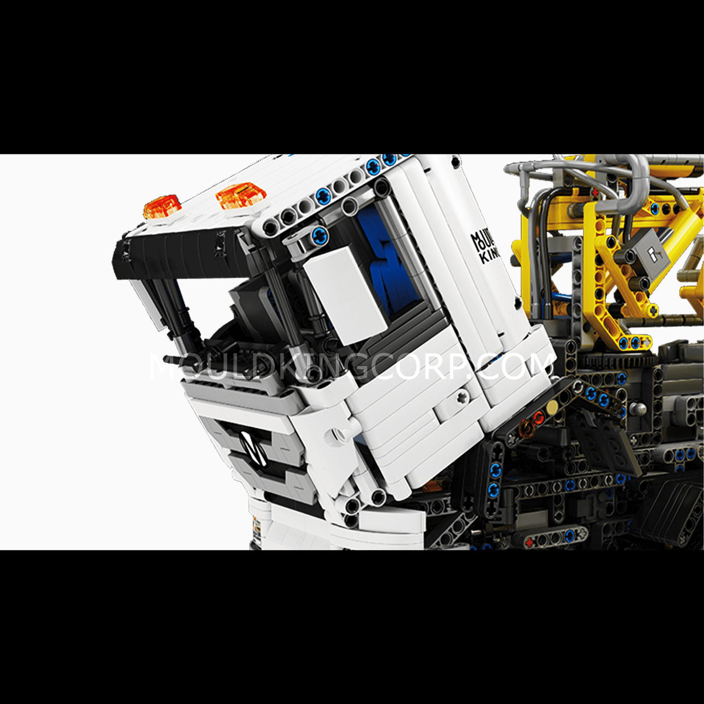 MOULD KING 19003 RC Pneumatic Concrete Truck Building Set | 4,368 PCS