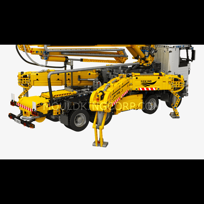 MOULD KING 19003 RC Pneumatic Concrete Truck Building Set | 4,368 PCS