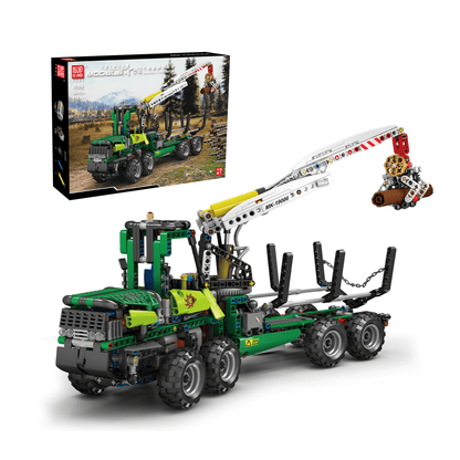 Mould King 19006 Pneumatic Logging Truck Building Set | 938 Pcs