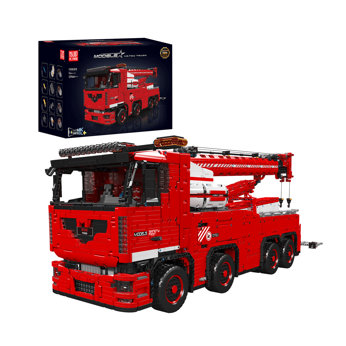 Mould King 19008S Ultimate Remote Controlled Tow Truck Building Set | 10,966 Pcs