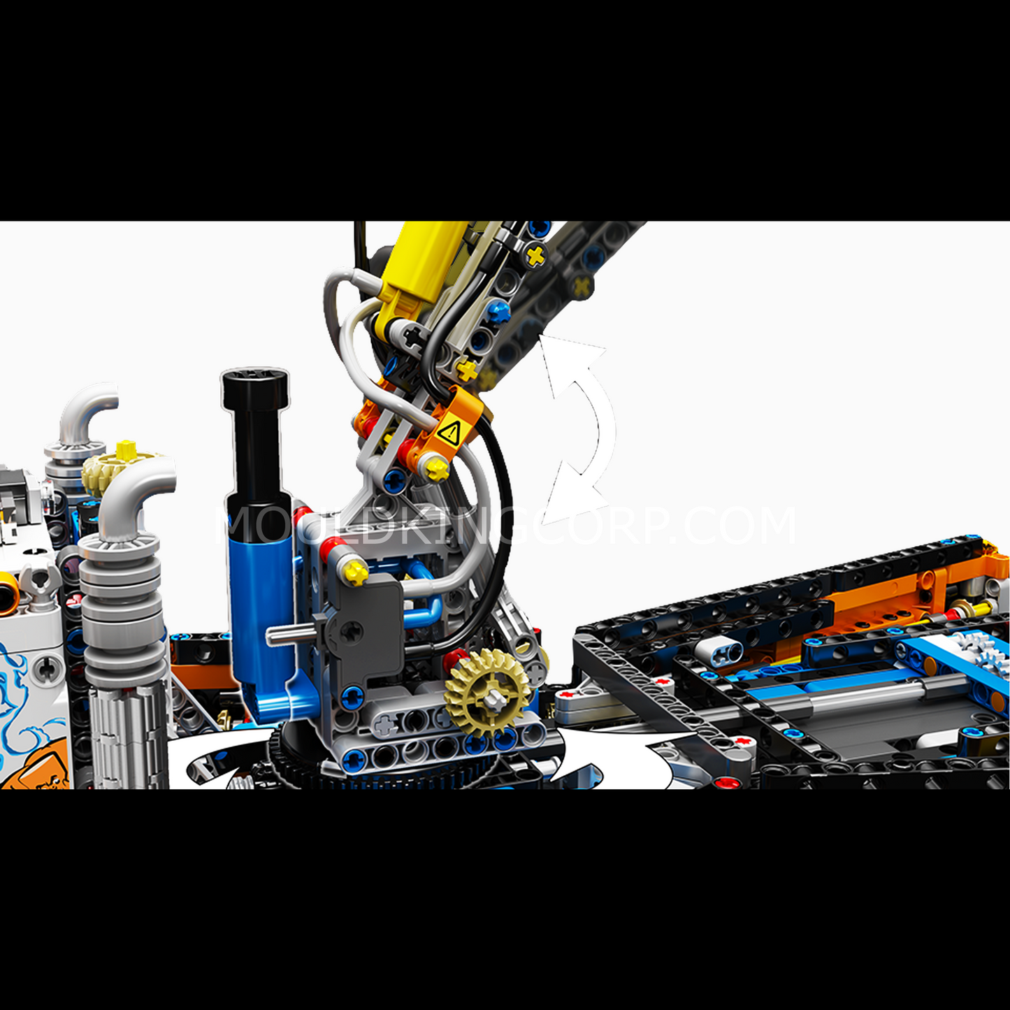 Mould King 19014 Pneumatic Concrete Pump Truck | 2,132 PCS