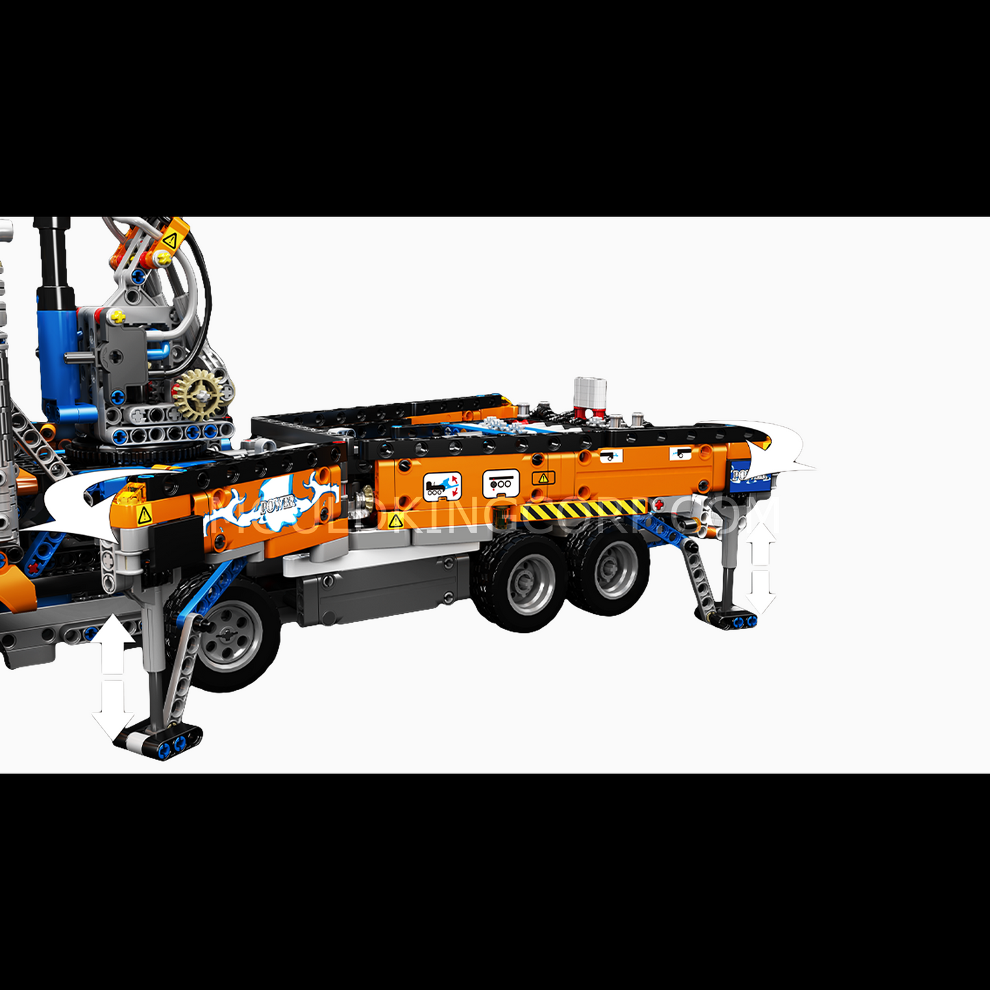 Mould King 19014 Pneumatic Concrete Pump Truck | 2,132 PCS