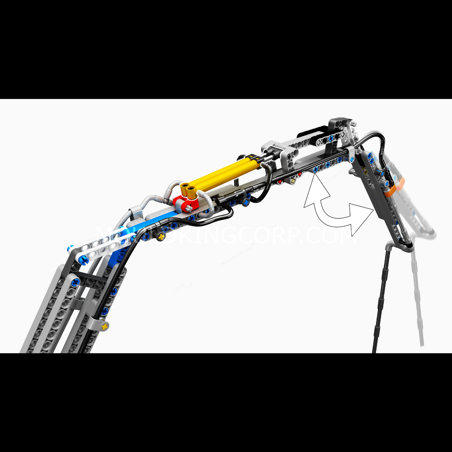 Mould King 19014 Pneumatic Concrete Pump Truck | 2,132 PCS