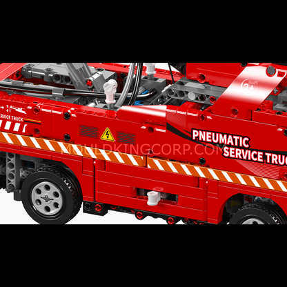 Mould King 19017 Scania Pneumatic Rescue Truck Building Set | 1,653 Pcs