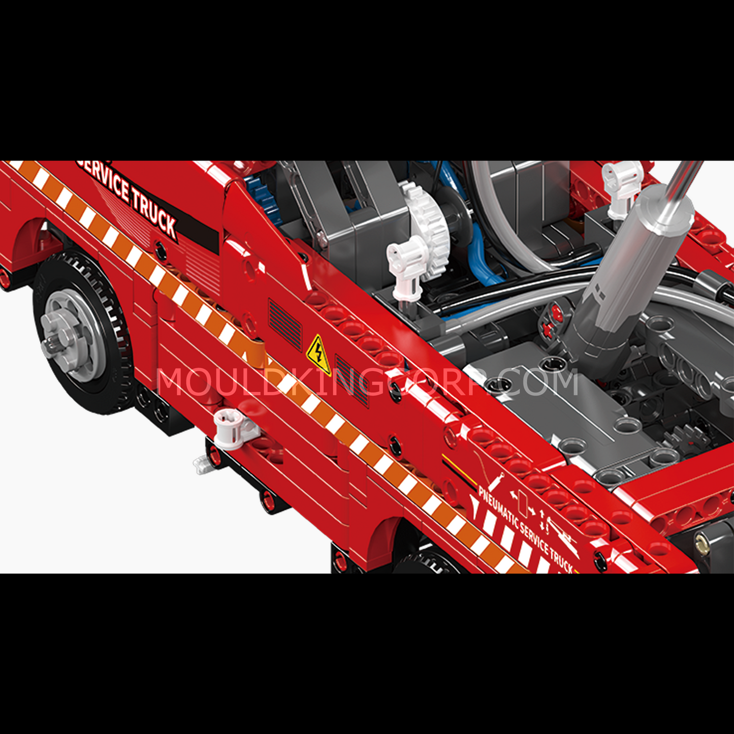 Mould King 19017 Scania Pneumatic Rescue Truck Building Set | 1,653 Pcs