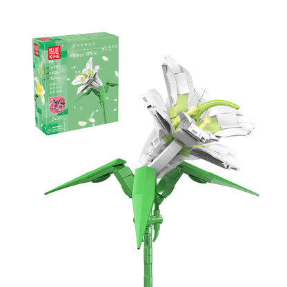 Mould King 24001 Lily Flower Artificial Building Set | 178 PCS