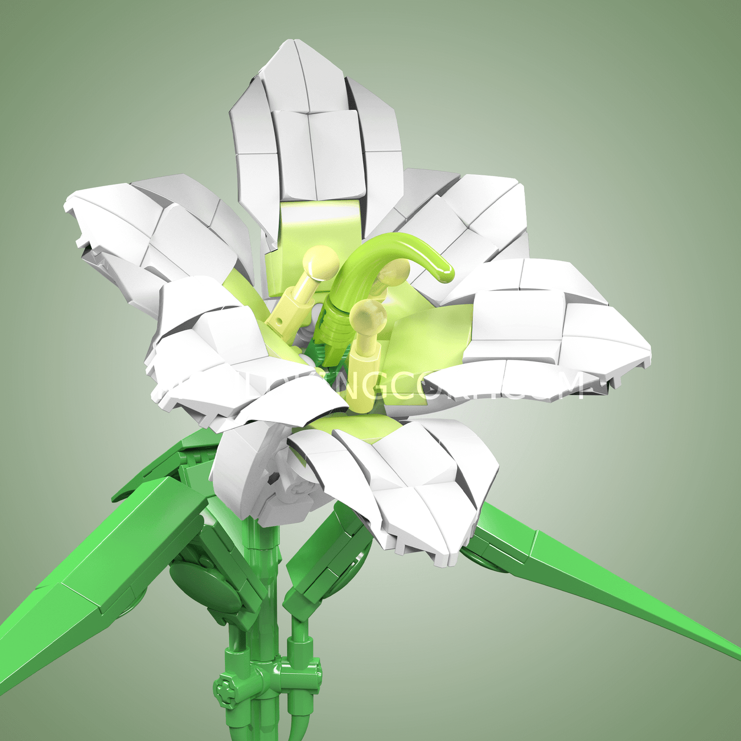 Mould King 24001 Lily Flower Artificial Building Set | 178 PCS