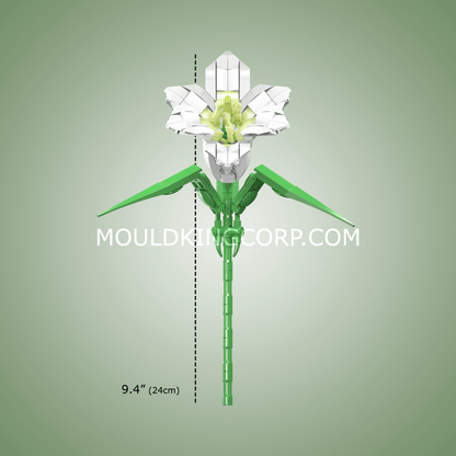 Mould King 24001 Lily Flower Artificial Building Set | 178 PCS