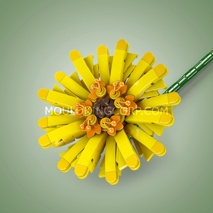 Mould King 24003 Barberton Daisy Flower Building Kit | 180 PCS