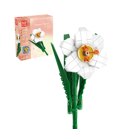 Mould King 24008 Narcissus Flower Artificial Building Kit | 122 PCS