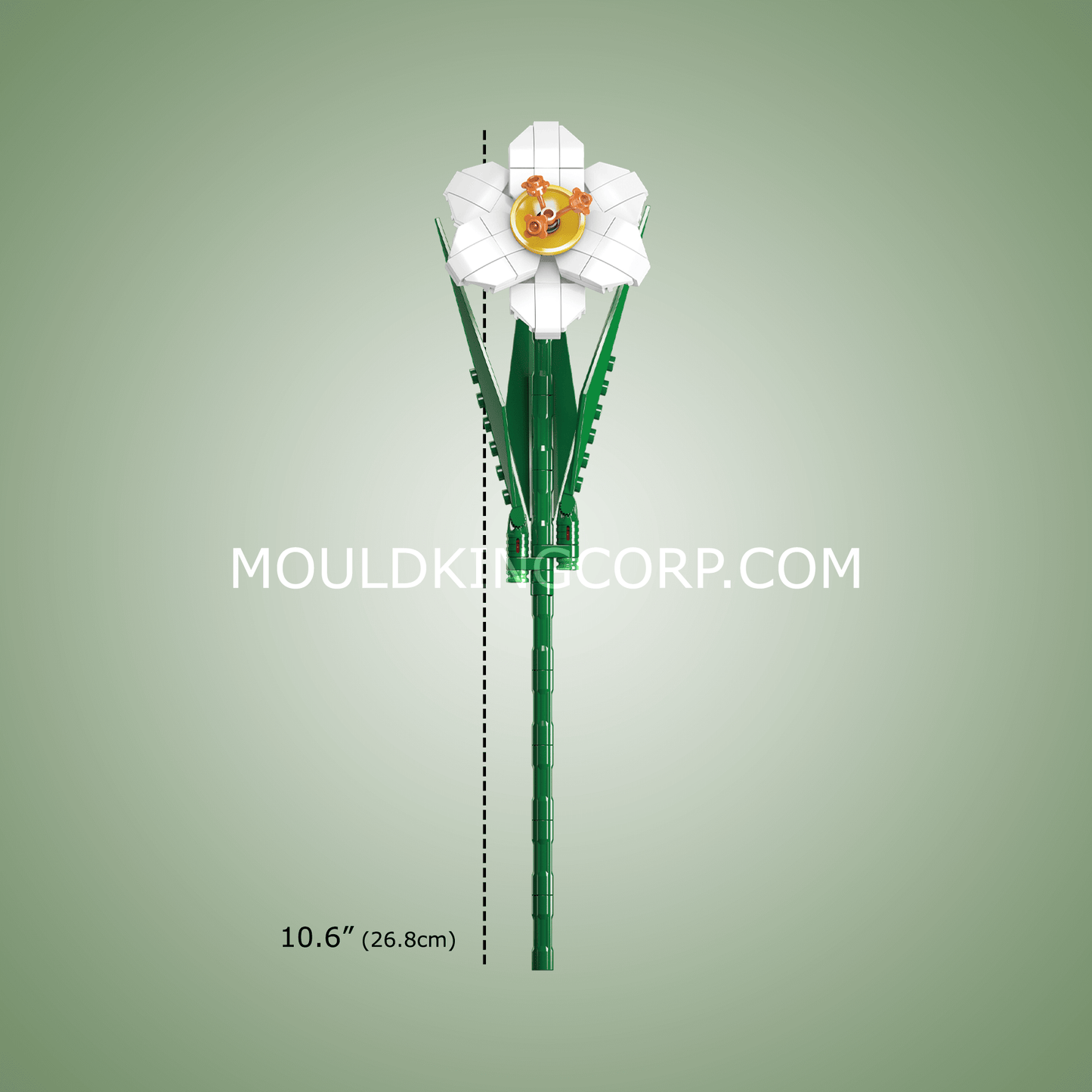 Mould King 24008 Narcissus Flower Artificial Building Kit | 122 PCS