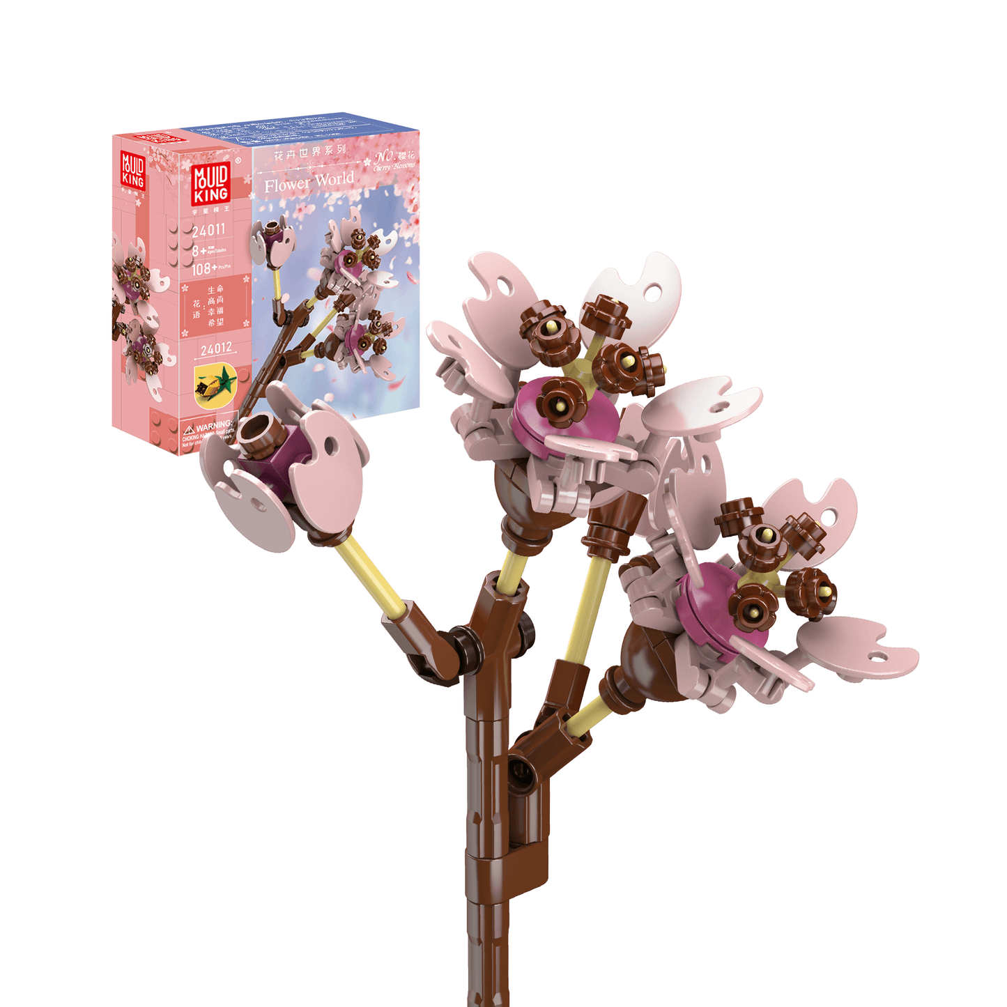 Mould King 24011 Cherry Blossoms Artificial Building Set | 108 PCS