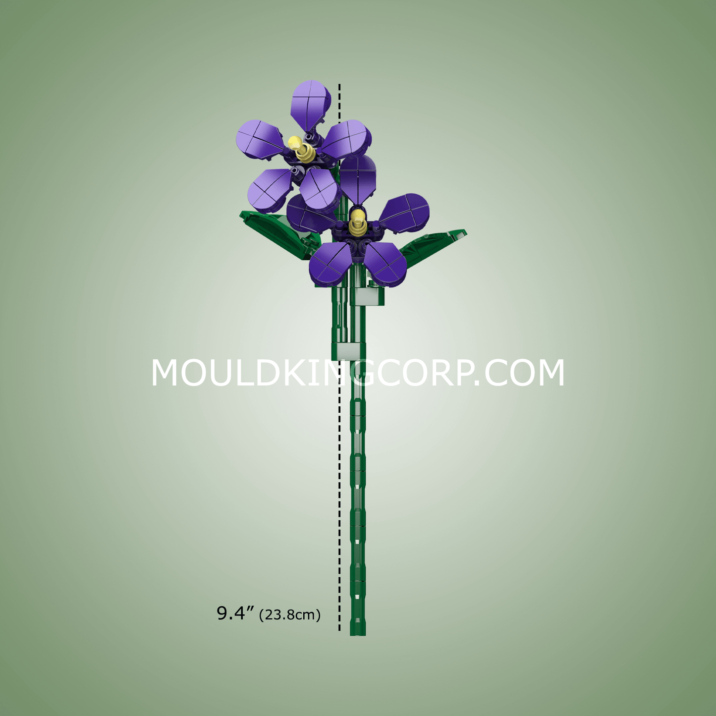 Mould King 24014 Violets Flower Artifical Building Set | 145 PCS