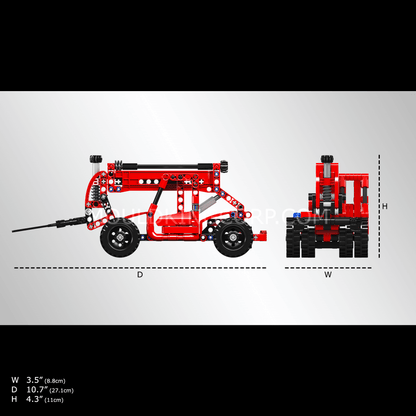 Mould King 24016 Telehandler Building Toy Set | 218 PCS
