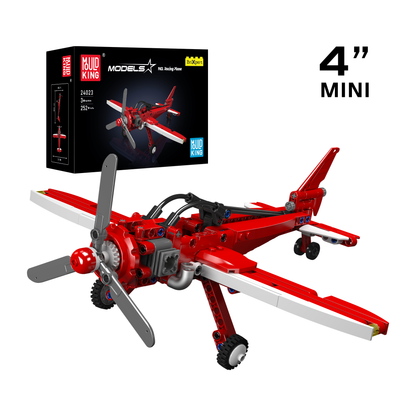 Mould King 24023 Racing Plane Building Toy Set | 252 PCS
