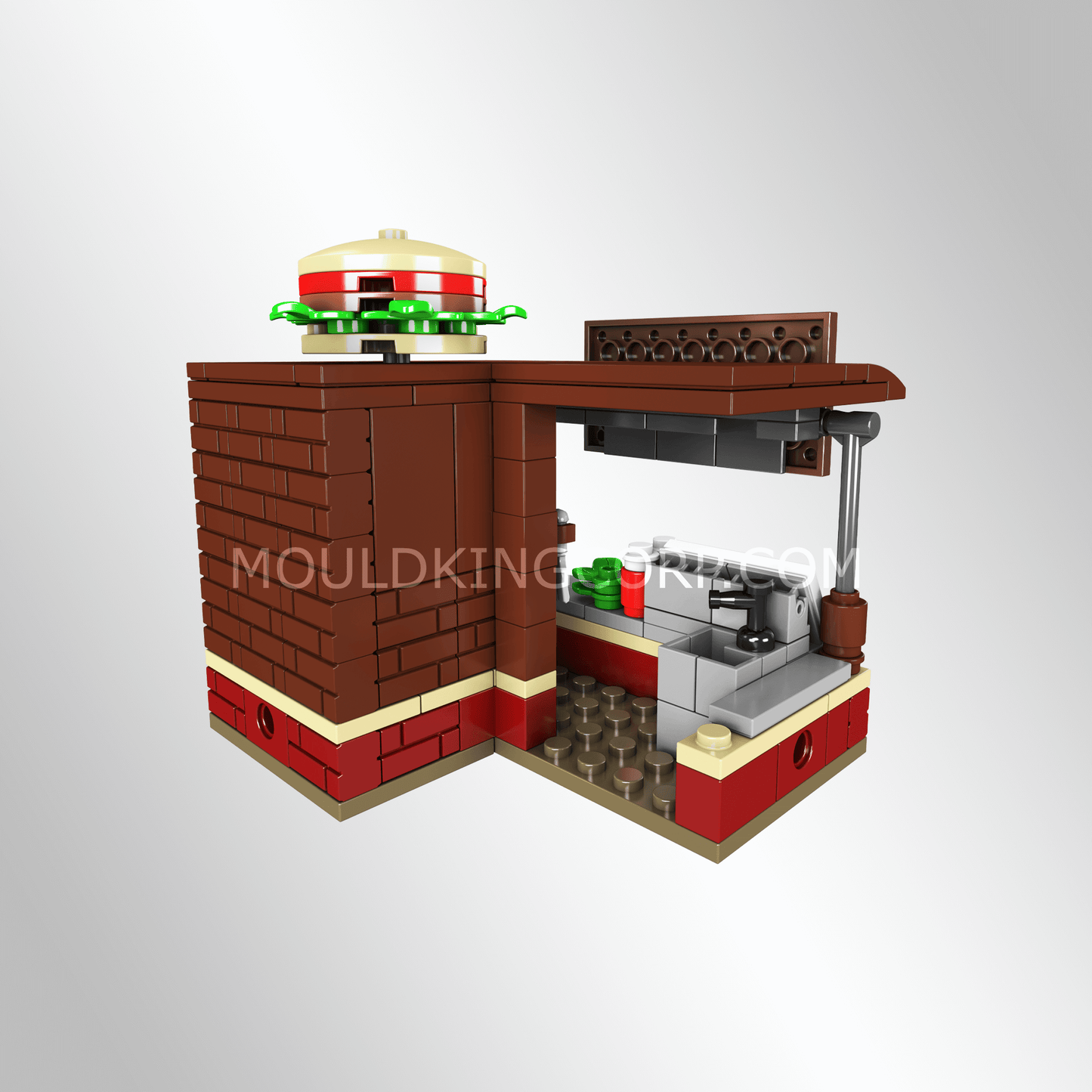 Mould King 24028 BBQ Stand Building Toy Set | 249 Pcs