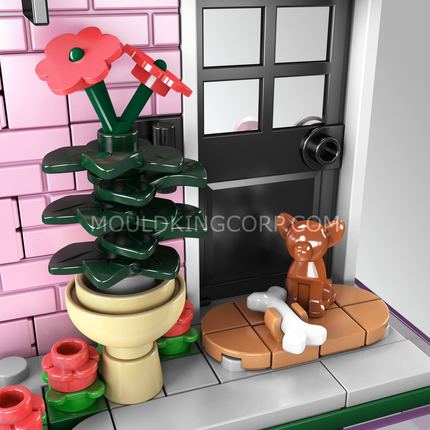 Mould King 24038 Hair Salon Day Building Set | 388 Pcs