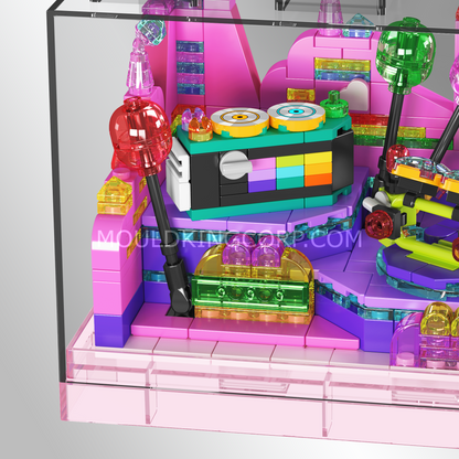 Mould King 24043 Electronic Music Stage Building Set | 369 Pcs