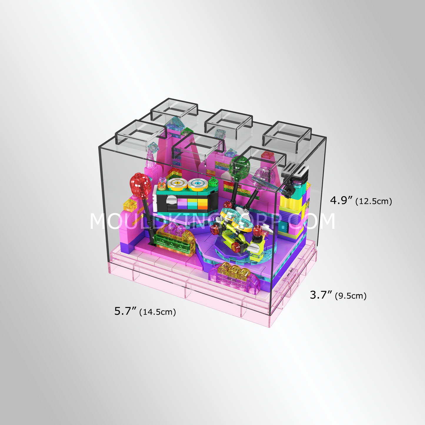 Mould King 24043 Electronic Music Stage Building Set | 369 Pcs