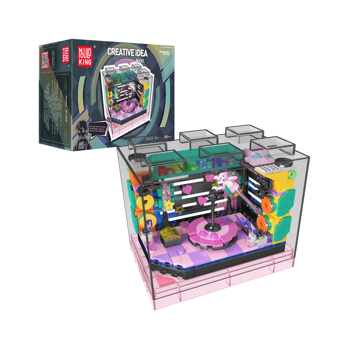Mould King 24044 Music Recording Studio Building Set | 498 Pcs