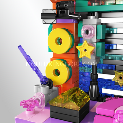 Mould King 24044 Music Recording Studio Building Set | 498 Pcs
