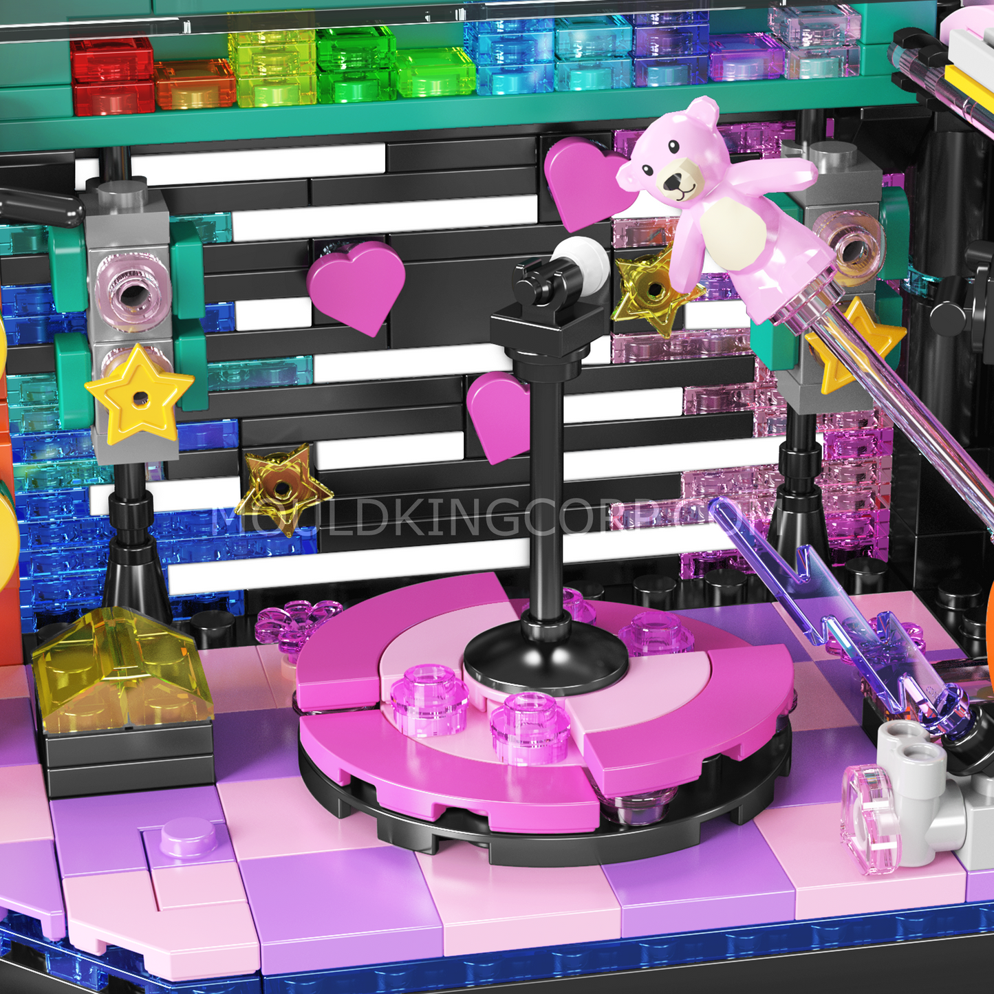 Mould King 24044 Music Recording Studio Building Set | 498 Pcs