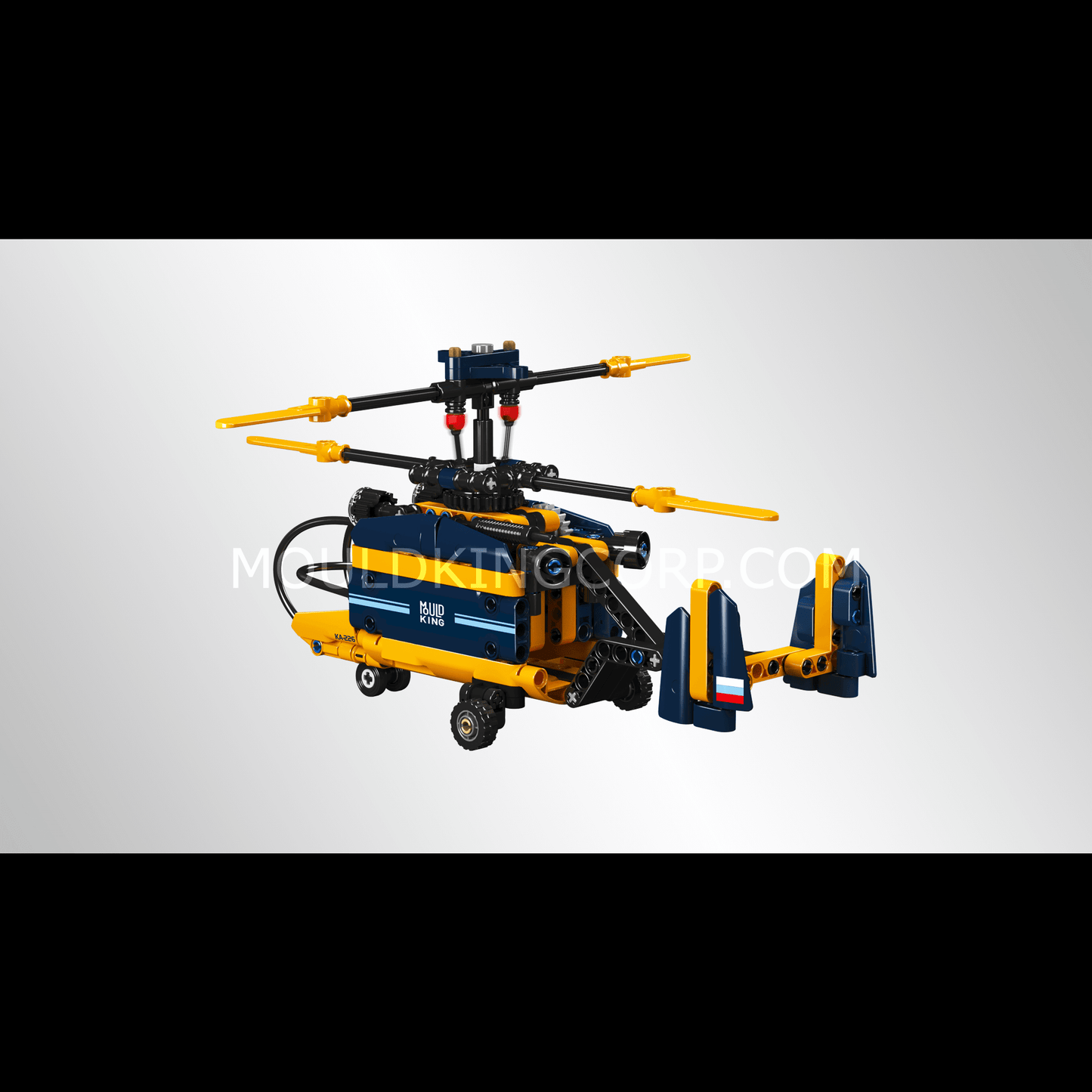 Mould King 24048 Coaxial Counter-rotating Helicopter Model Building Set | 274 Pcs