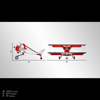 Mould King 24049 Red Ciplane Model Building Set | 300 Pcs