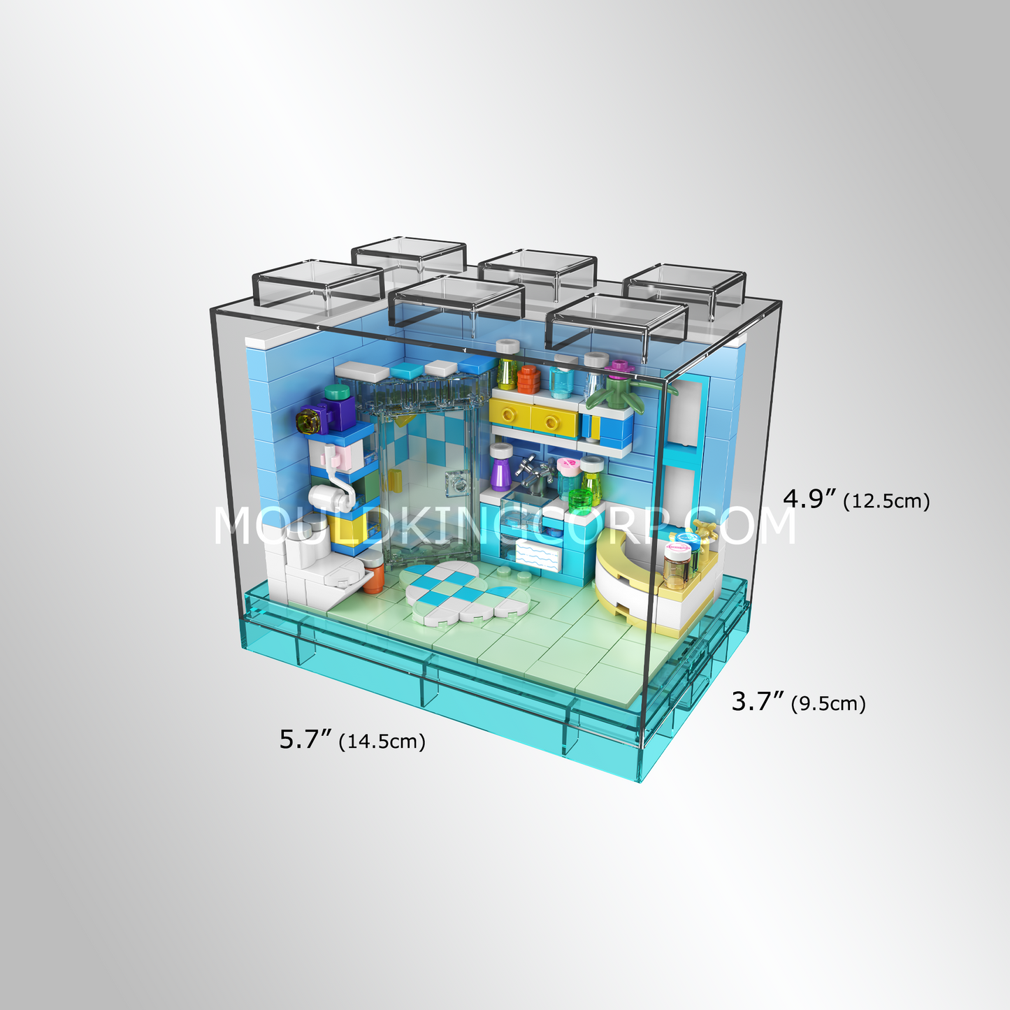 Mould King 24057 HOME Bathroom Building Set | 312 Pcs