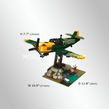 Mould King 24067 Messerschmitt BF 109 Aircraft Building Set | 574 Pcs
