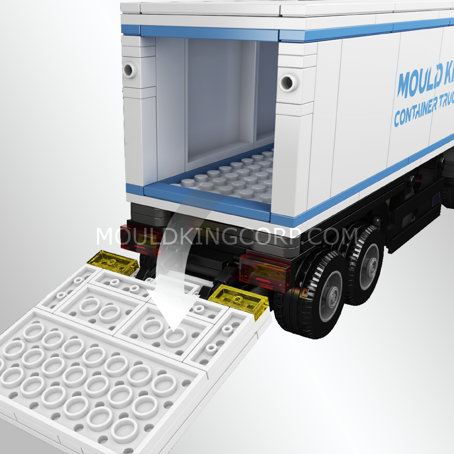 Mould King 24070 Container Truck Building Set | 548 Pcs