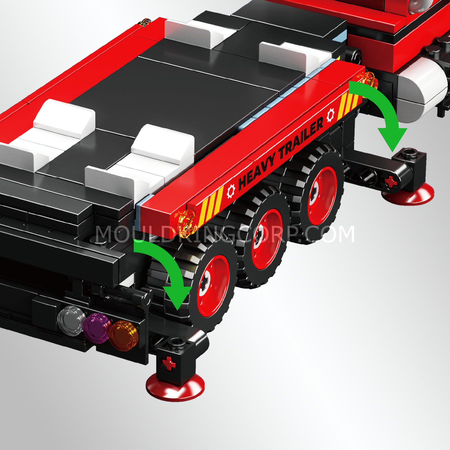 Mould King 24079 Forklift Transport Truck Building Set | 906 Pcs