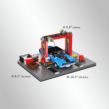 Mould King 24086 Garage Workshop & Challenger Muscle Car Building Set | 858 Pcs