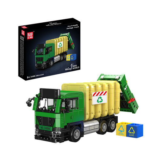 Mould King 24088 Eco-Friendly Garbage Truck Building Set | 646 Pcs