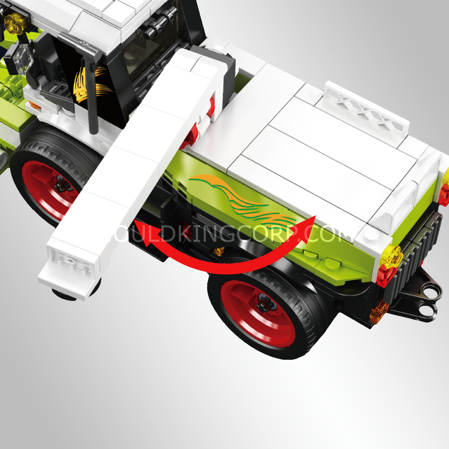 Mould King 24091 Mini Combine Harvester Building Set | 510 Pcs