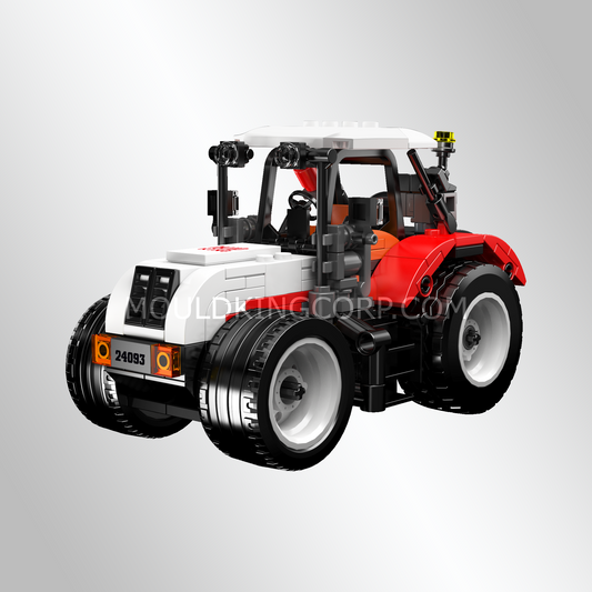 Mould King 24093 Wheel Loader & Agricultural Trailer Building Set | 504 Pcs