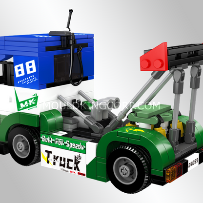 Mould King 24095 Low-Profile Racing Truck Building Set | 510 Pcs